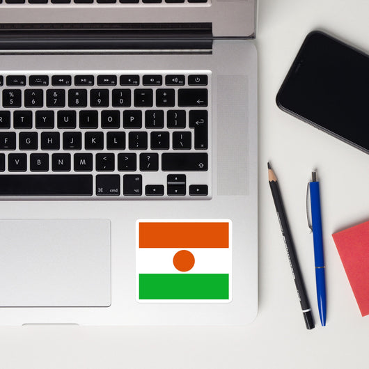 Niger Nigerien Flag Laptop Sticker Decal Stickers Travel Souvenir Gift Idea