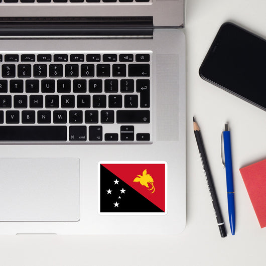 Papua New Guinea Guinean Flag Laptop Sticker Decal Stickers Travel Souvenir Gift Idea
