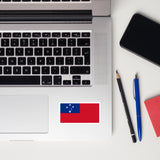 Samoa Samoan Flag Sticker Decal Stickers Laptop decal  Travel Souvenir Tourist Beach Lover Food Destination Patriot Gifts
