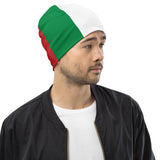 Italy Italian Flag Beanie Winter Hat Warm Unisex Hat Super Soft Travel Souvenir Gift Idea
