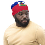 Haiti Haitian Flag Beanie Winter Hat Warm Unisex Hat Super Soft Travel Souvenir Gift Idea