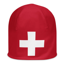 Switzerland Schweiz Swiss Flag Beanie Winter Hat Warm Unisex Hat Super Soft Travel Souvenir Gift Idea