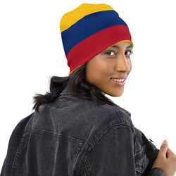 Colombia Colombian Flag Beanie Winter Hat Warm Unisex Hat Super Soft Travel Souvenir Gift Idea