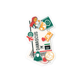 Damascus Free Syria Syrian Flag Sticker Stickers Vinyl Computer Transparent stickers Cool Macbook Travel sticker Gift Ideas