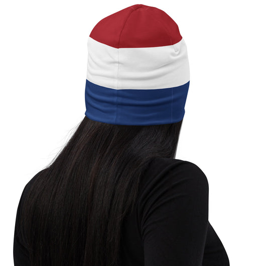 Netherlands Dutch Flag Beanie Winter Hat Warm Unisex Hat Super Soft Travel Souvenir Gift Idea