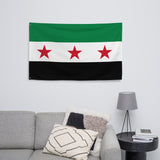 Free Syria Syrian Flag Wall Decor Art Print Banner Gift Ideas