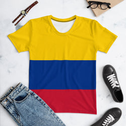 Colombia Colombian Flag Women's T-shirt