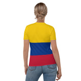 Colombia Colombian Flag Women's T-shirt