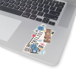 Tbilisi Georgia Georgian Flag Sticker Laptop Decals Custom Stickers Decals & Skins