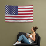 United States American Flag Wall Decor Art Print Banner Gift Ideas