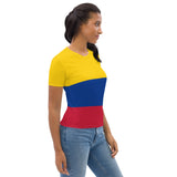 Colombia Colombian Flag Women's T-shirt