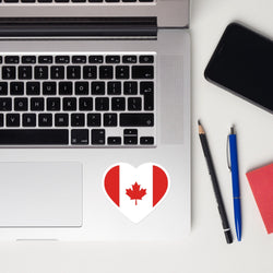 Canada Canadian Flag Sticker Laptop Decals Custom Stickers Decals & Skins