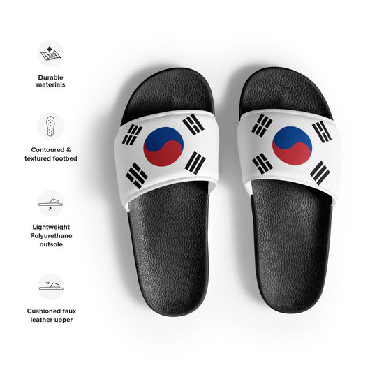South Korea Korean Flag Women's slides  Sandals Summer Beach Shoes colorful Flip-Flops Thong