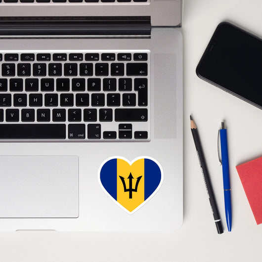 Barbados Barbadian Flag Sticker Laptop Decals Custom Stickers Decals & Skins