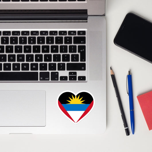 Antigua and Barbuda Flag Sticker Laptop Decals Custom Stickers Decals & Skins