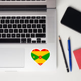Grenada Grenadian Flag Sticker Laptop Decals Custom Stickers Decals & Skins
