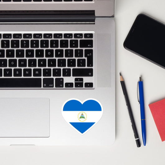 Nicaragua Nicaraguan Flag Sticker Laptop Decals Custom Stickers Decals & Skins