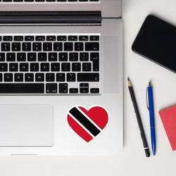 Trinidad and Tobago Trinidadian Flag Sticker Laptop Decals Custom Stickers Decals & Skins
