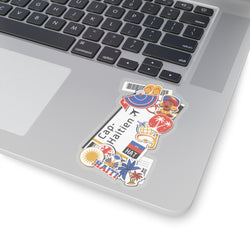 Cap-Haitien Haiti Haitian Flag Sticker Laptop Decals Custom Stickers Decals & Skins