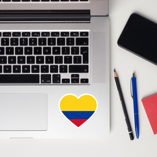 Colombia Colombian Flag Sticker Laptop Decals Custom Stickers Decals & Skins