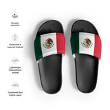 Mexico Mexican Flag Women's slides Sandals Summer Beach Shoes colorful Flip-Flops Thong