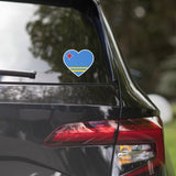 Aruba Aruban Flag Sticker Heart Flag Stickers Laptop Decals Travel Souenir Stickers Decals & Skins