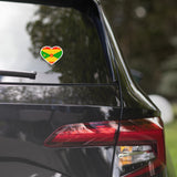Grenada Sticker Heart Flag Stickers Laptop Decals Travel Souvenir Stickers Decals & Skins