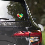 Guyana Guyanese Flag Sticker Heart Flag Stickers Laptop Decals Travel Souvenir Stickers Decals & Skins