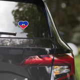 Haiti Haitian Flag Sticker Heart Flag Stickers Laptop Decals Travel Souvenir Stickers Decals & Skins
