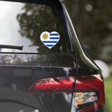 Uruguay Uruguayan Flag Sticker Heart Flag Stickers Laptop Decals Travel Souvenir Stickers Decals & Skins