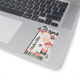 Oakville Ontario Canada Canadian Flag Sticker Mini Stickers Decals Laptop Decal Travel Souvenir Gift