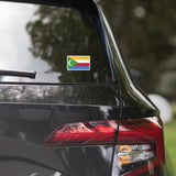 Comoros Flag Car Sticker Travel Souvenir Tourist Beach Lover Food Addict Destination Pride Patriot Gifts