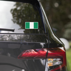Nigeria Nigerian Flag Car Sticker Travel Souvenir Tourist Beach Lover Food Addict Destination Pride Patriot Gifts