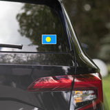 Palau Palauan Flag Car Sticker Travel Souvenir Tourist Beach Lover Food Addict Destination Pride Patriot Gifts