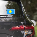 Palau Palauan Flag Car Sticker Travel Souvenir Tourist Beach Lover Food Addict Destination Pride Patriot Gifts