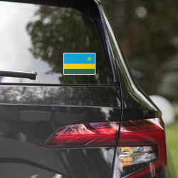 Rwanda Rwandan Flag Car Sticker Travel Souvenir Tourist Beach Lover Food Addict Destination Pride Patriot Gifts
