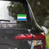 Sierra Leone Leonean Flag Car Sticker Travel Souvenir Tourist Beach Lover Food Addict Destination Pride Patriot Gifts