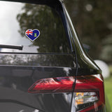 British Virgin Islands Flag Sticker Heart Flag Stickers Laptop Decals Travel Souenir Stickers Decals & Skins