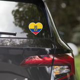 Ecuador Ecuadorian Flag Sticker Heart Flag Stickers Laptop Decals Travel Souvenir Stickers Decals & Skins