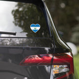 El Salvador Salvadoran Flag Sticker Heart Flag Stickers Laptop Decals Travel Souvenir Stickers Decals & Skins