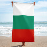 Bulgaria България Bulgarian Flag Beach Towel Pool Towels Bath Sauna Bathroom Vacation Travel Summer Gift Idea