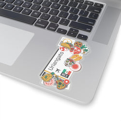 Uriangato Guanajuato Mexico Mexican Flag Stickers Laptop Decals Travel Souenir Stickers Decals & Skins