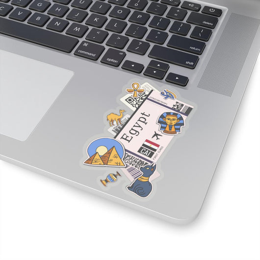 Egypt Egyptian Flag Stickers Laptop Decals Travel Souvenir Stickers Decals & Skins