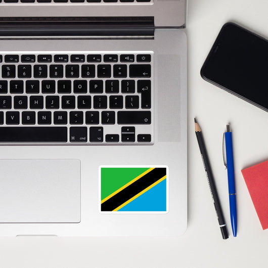 Tanzania Tanzanian Flag Sticker Travel Souvenir Tourist Beach Lover Food Destination Patriot Gifts