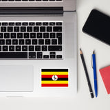 Uganda Ugandan Flag Sticker Travel Souvenir Tourist Beach Lover Food Destination Patriot Gifts