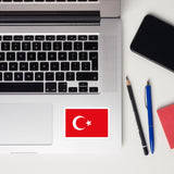 Türkiye Turkish Flag Sticker Travel Souvenir Tourist Beach Lover Food Destination Patriot Gifts