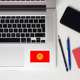 Kyrgyzstan Kyrgyz Flag Sticker Decal Stickers Laptop decal  Travel Souvenir Tourist Beach Lover Food Destination Patriot Gifts