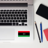 Libya Libyan Flag Sticker Decal Stickers Laptop decal  Travel Souvenir Tourist Beach Lover Food Destination Patriot Gifts