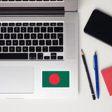 Bangladesh Bengal Flag Sticker Decal Stickers Laptop decal  Travel Souvenir Tourist Beach Lover Food Destination Patriot Gifts