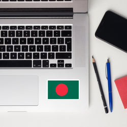 Bangladesh Bengal Flag Sticker Decal Stickers Laptop decal  Travel Souvenir Tourist Beach Lover Food Destination Patriot Gifts